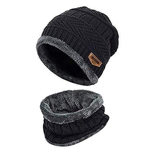 Unisex Winter Woolen Cap Set