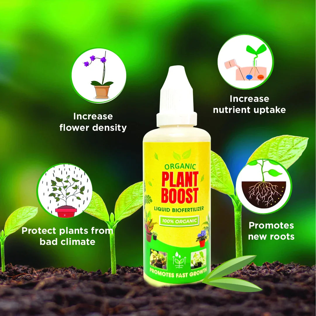 100% Organic Plant Boost Biofertilizer (PACK OF 4)